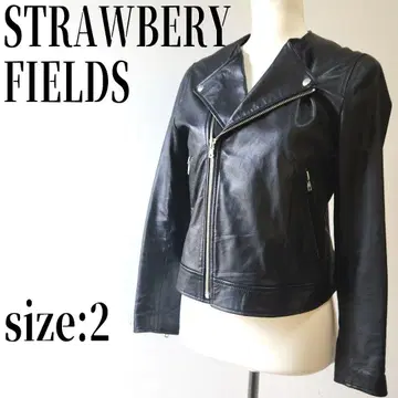 램 가죽 라이더 자켓 M 사이즈 STRAWBERRY FIELDS