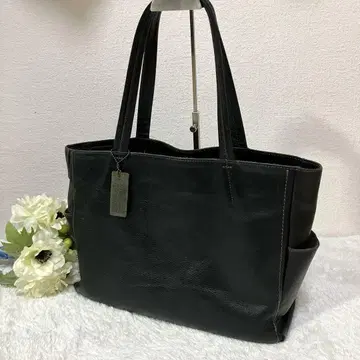 god work 토트백 천연 가죽 블랙 숄더 A4 가죽 비즈니스