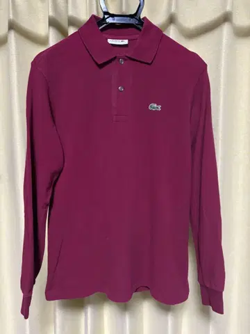 LACOSTE 라코스테 긴팔 피케 셔츠 L1312V 빨간색 사이즈 3