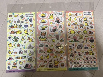 포켓몬 PET 씰  yurutto 3장 세트