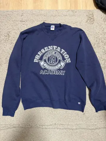 Russell Athletic 네이비 맨투맨 미국제