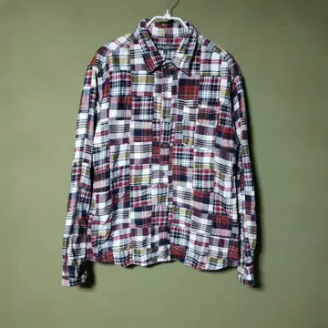 EDDIE BAUER 크레이지 패치워크 셔츠 [ XL ]