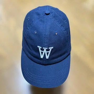 WOOD WOOD LTD 네이비 야구 모자 W 자수