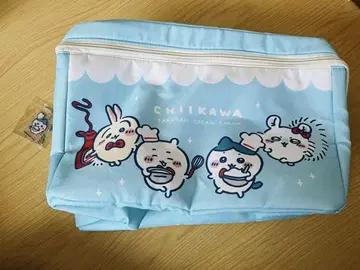 Avail 치이카와 (먼작귀) 뚜껑 포함 수납 박스 참 포함 지퍼 타입