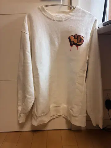 NASTY DOG XL 화이트 맨투맨