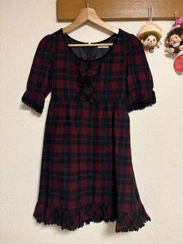 L'EST ROSE 체크 원피스