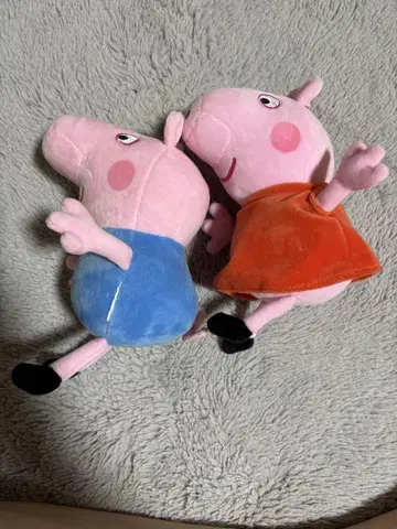 페파 피그 봉제 인형 2개 세트