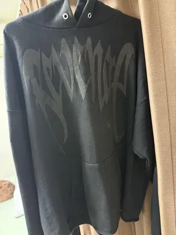 REVENGE GALLRY 스컬 프린트 후드티 블랙