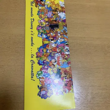 Walt Disney 플루토 패턴 넥타이 네이비