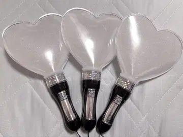 하트 모양 응원봉 3개 세트