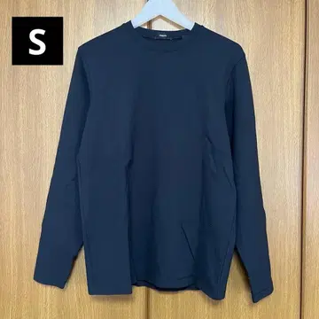 Theory 블랙 긴팔 티셔츠 블랙 남성용 S 사이즈