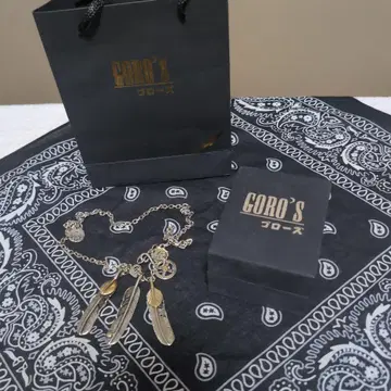 박스 포함 GORO'S 페더 목걸이