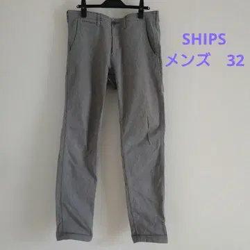 SHIPS 32 남성용 캐주얼 팬츠 그레이 면