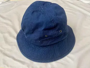 새상품급 MHL 코튼 버킷햇 데님 마가렛호웰 네이비