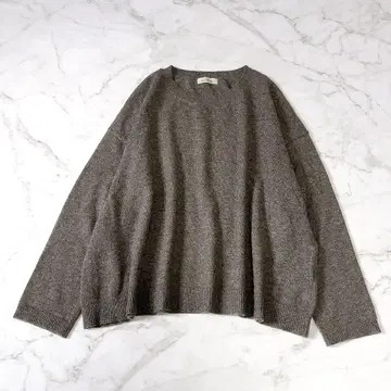nest Robe 네스트로브 캐시미어 100% 니트 풀오버 그레이