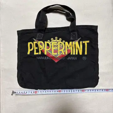PEPPERMINT 토트백 블랙