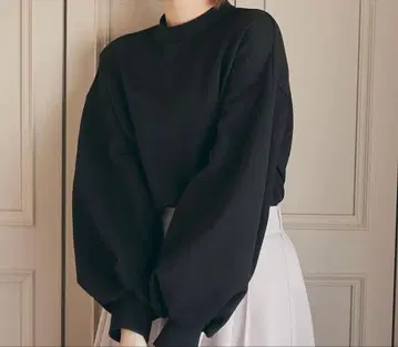 백 ZIP 풀오버 블랙 ARUMDY
