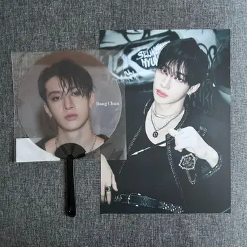 Stray Kids 방찬 부채 A4 포스터