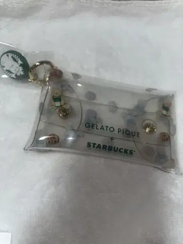 스벅 젤라피케 콜라보 멀티 파우치 클리어 파우치 스타벅스 카드