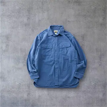 L.L.Bean 샤모어 셔츠 무지 블루 L 사이즈