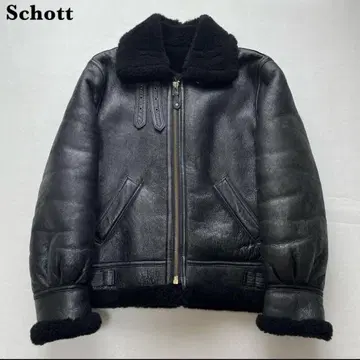 [컨디션 최상] Schott 샷 B-3 플라이트 자켓 블랙