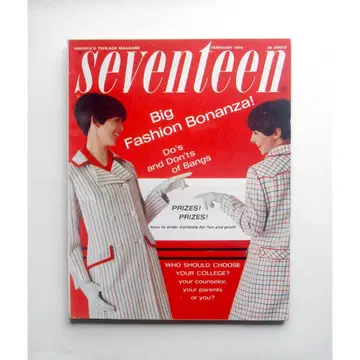 Seventeen 1966년 2월 빈티지 잡지
