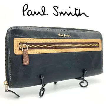 Paul Smith 폴스미스 라운드 지퍼 장지갑 멀티 스트라이프