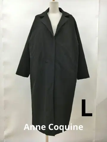 컨디션 최상 앙코퀸 Anne Coquine 코트 L 블랙