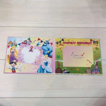 디즈니 벌스데이 사진 액자 사진 틀