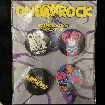 ONE OK ROCK 2024 PREMONITION 핀 배지 세트 새상품