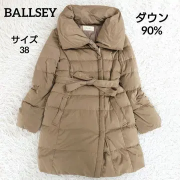 BALLSEY 다운 코트 벨트 A 라인 볼륨 넥 38 M 상당