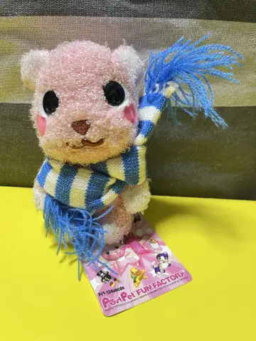 포스트펫 코모모 봉제 인형 핑크 15cm