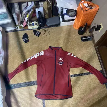 카파 레드 집업 저지
