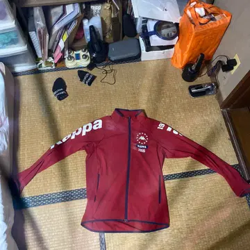 카파 레드 집업 저지