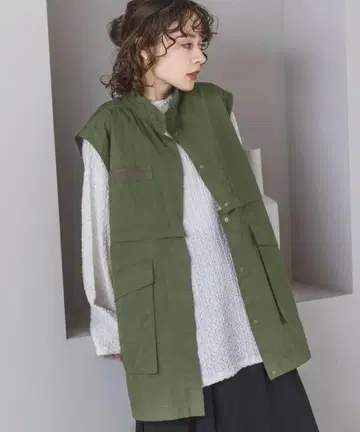 JEANASIS 밀리터리 2way 베스트