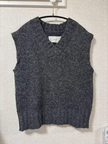 TODAYFUL Mottle Yarn Knit Vest 그레이