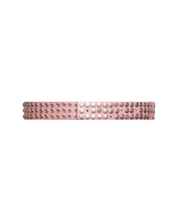 racer worldwide Pink Button Belt
