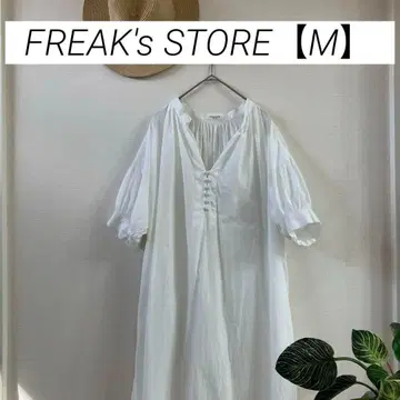 화이트 원피스 인도산 스키퍼 원피스 프릭스스토어