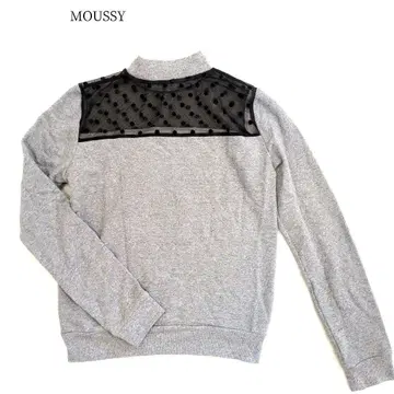 MOUSSY 데콜테 시어 스트레치 티셔츠