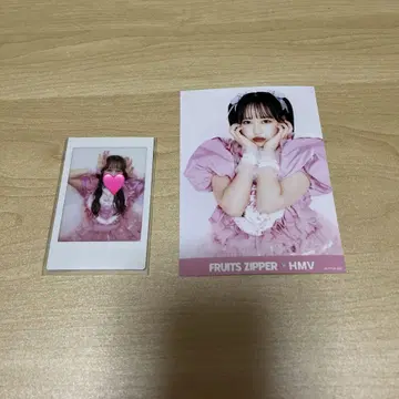 후르츠 지퍼 마츠모토 카렌 하트 의상 폴라로이드 브로마이드 포함