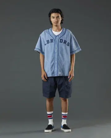 Liberaidehttps DENIM BASEBALL SHIRT
