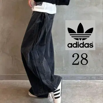 한정 판매 완판 ADILENIUM 시즌 지퍼 워시드 데님 팬츠 28