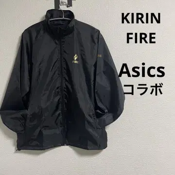 KIRIN FIRE ASICS 콜라보 나일론 자켓 M 사이즈