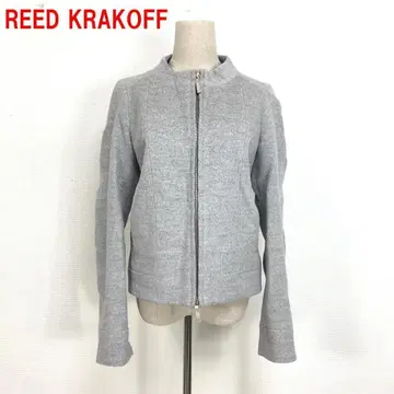 A4290 리드 랏코 후드 자켓 울 오픈 지퍼 그레이 4