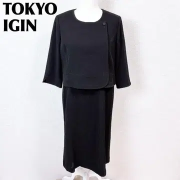 도쿄 이긴 블랙 포멀 셋업풍 원피스 15