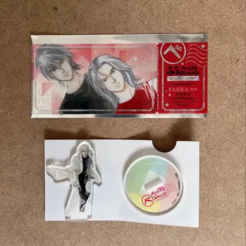 베츠코미 이머시브전 티켓풍 클리어 카드 + 아크릴 스탠드 YASHA 야샤