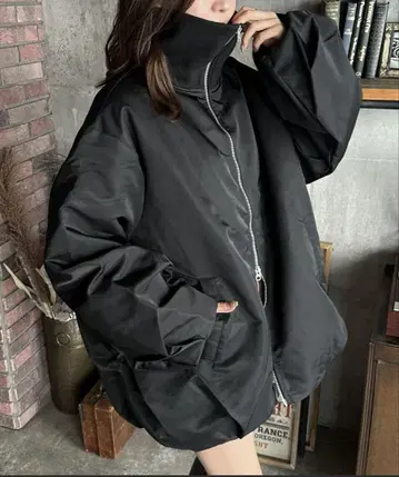 zozo 한정판 충전솜 벌룬 블루종 apres jour mignon