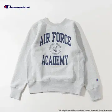 새상품 25년 가을/겨울 파랑 단색 택 챔피온 리버스 위브 USAFA L