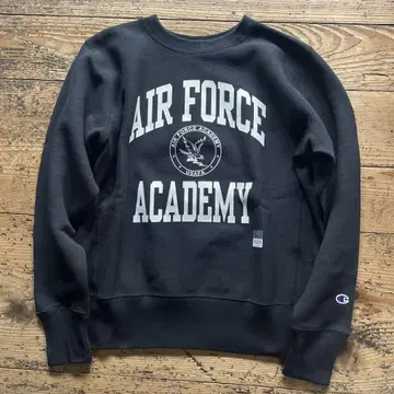 새상품 25년 가을/겨울 청단택 챔피온 리버스 위브 USAFA 블랙 XL