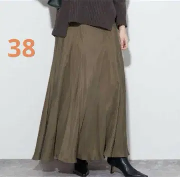 plage Washable Fibril 롱 스커트 38